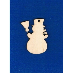 Bałwan , bałwanek  5x3,5cm , zawieszka